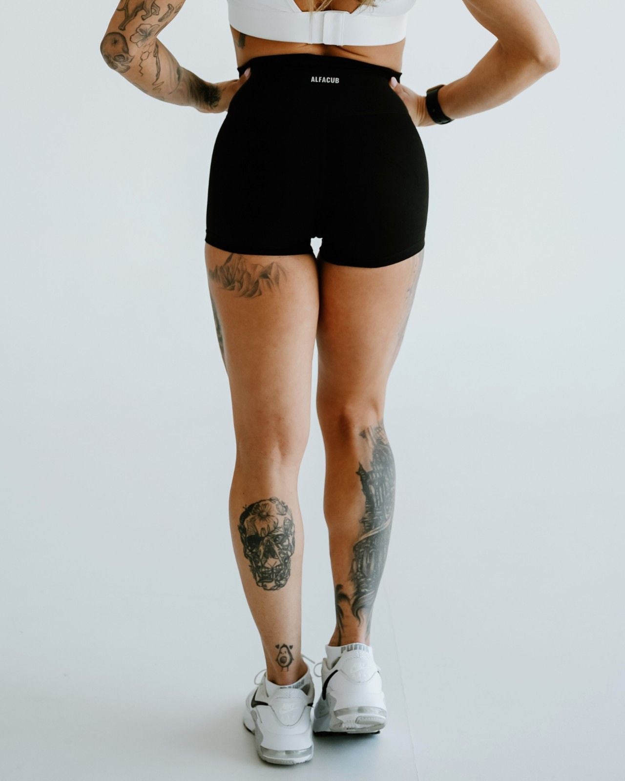 Short éthéré taille haute 4"