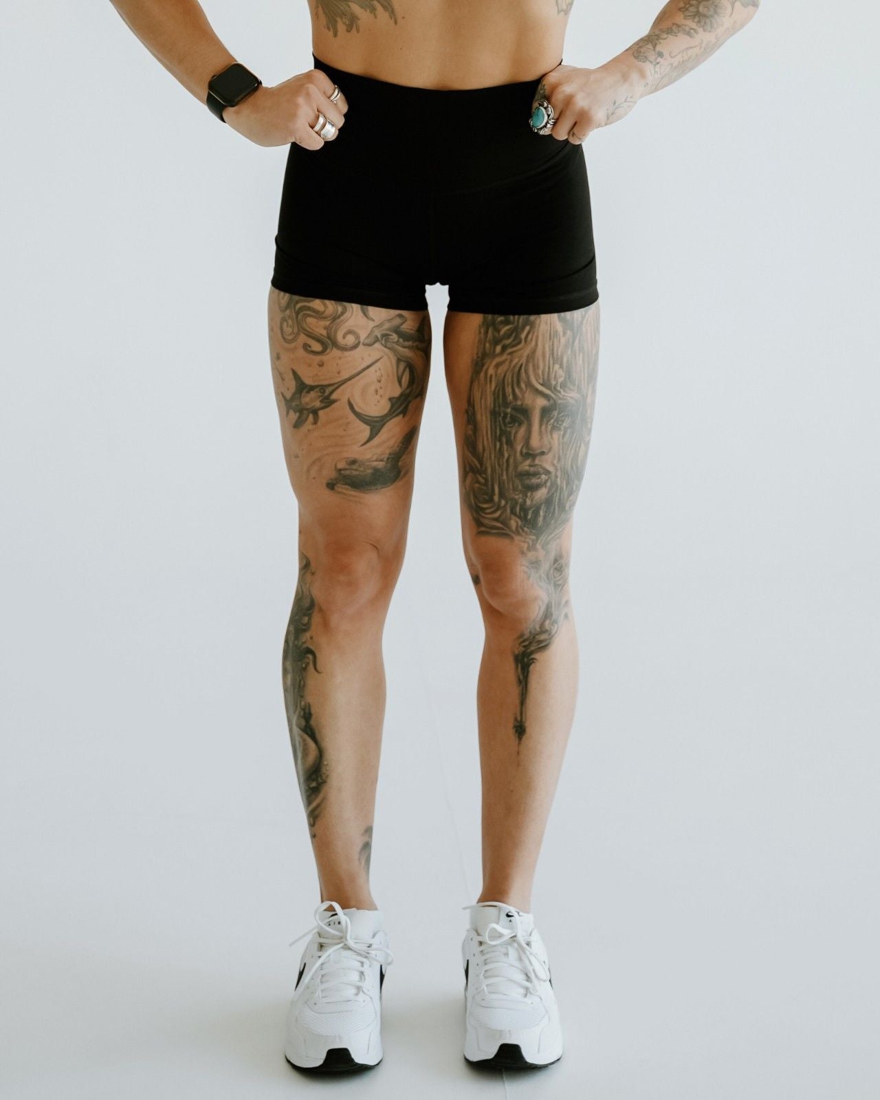 Short éthéré taille haute 4"