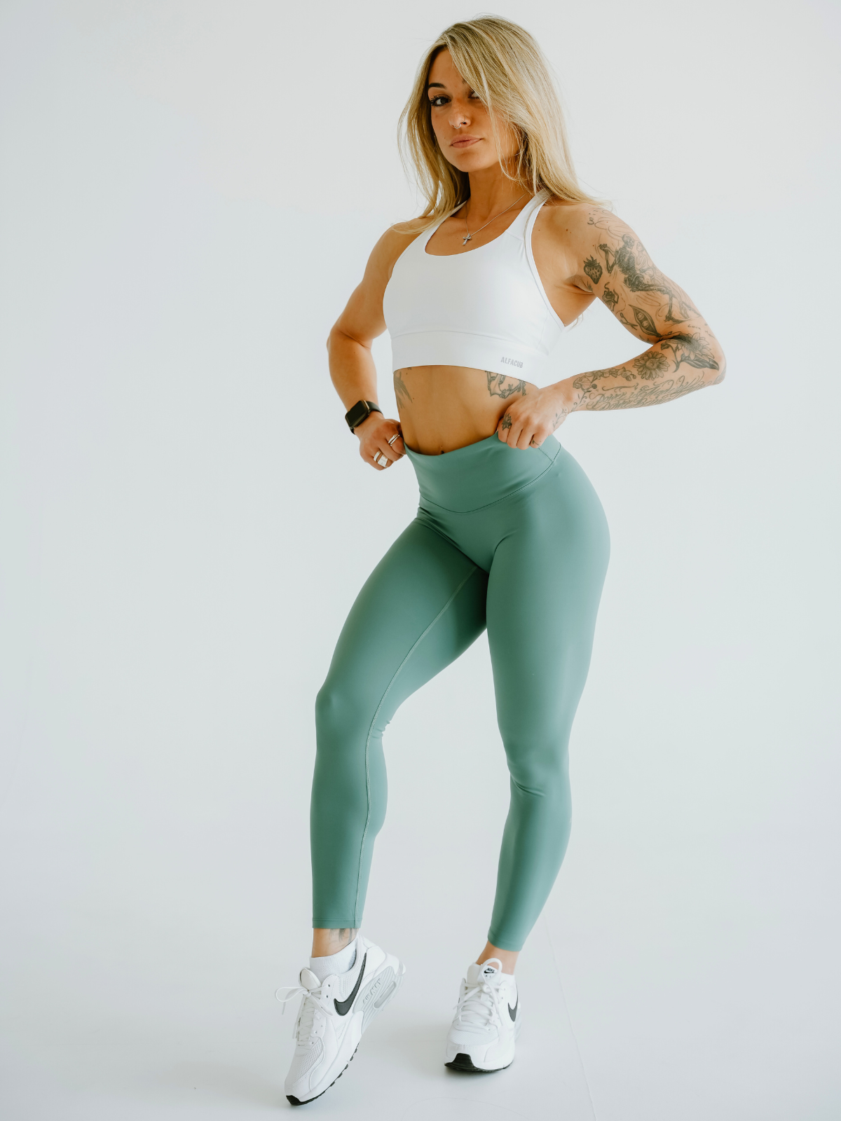 Peak of Perfection High-Waist Legging - Beryl Green